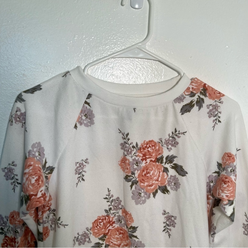 Alya Ginger Floral Crew Neck Sweatshirt - Picture 5 of 12